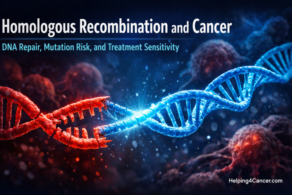 Homologous recombination repairing DNA double strand break in cancer cells