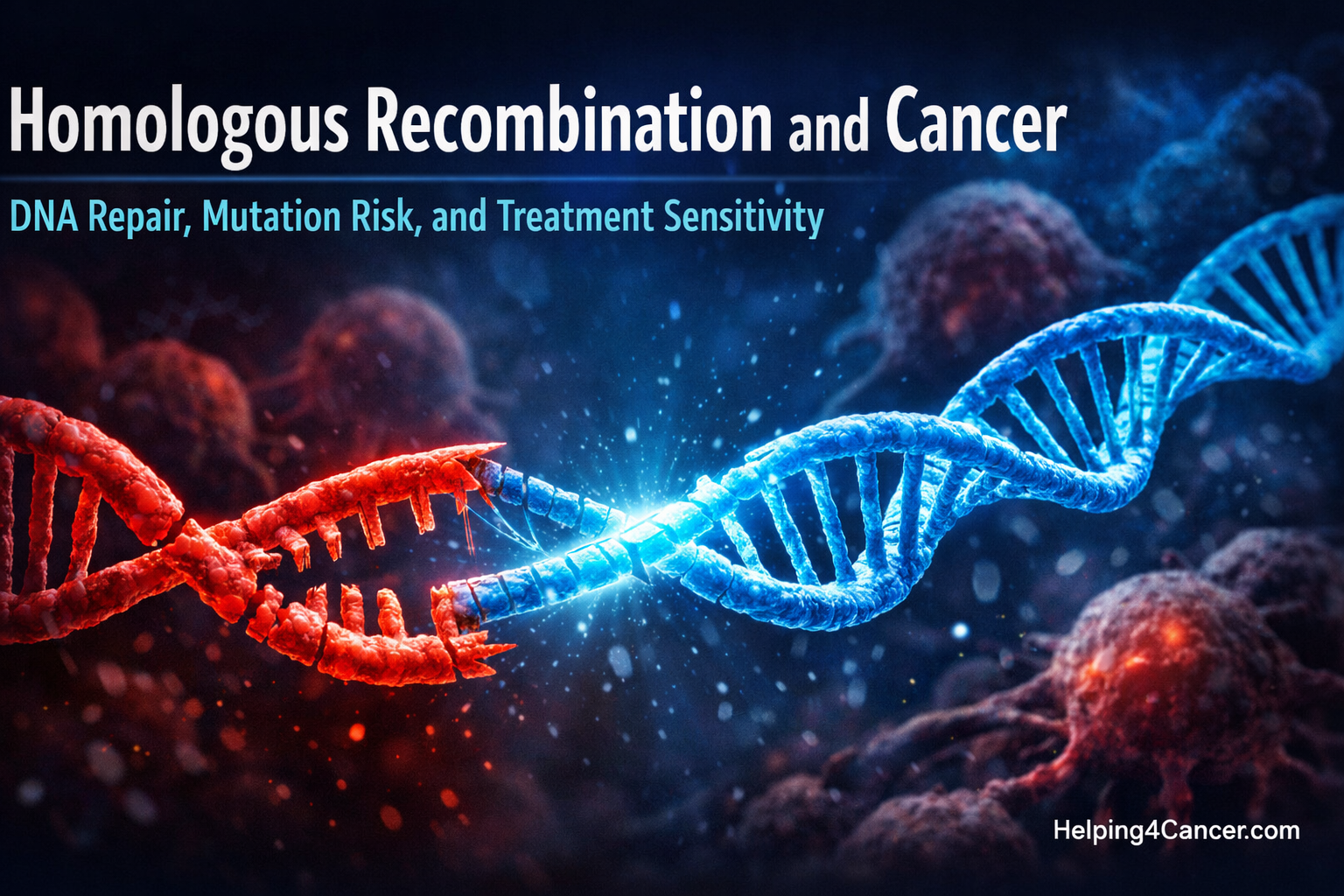 Homologous recombination repairing DNA double strand break in cancer cells