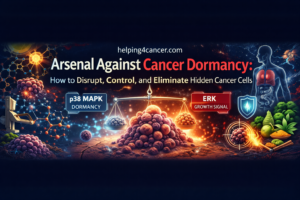 arsenal against cancer dormancy p38 erk pathway diagram disrupting controlling eliminating dormant cancer cells