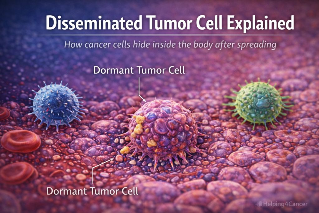 dormant cancer cell hidden in tissue diagram